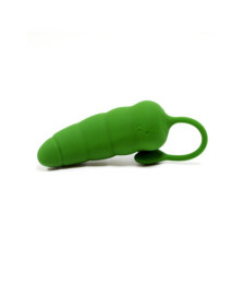 PIMENTO, Un Œuf vibrant avec télécommande, couleur et forme "Piment" en silicone médical - B137GRE